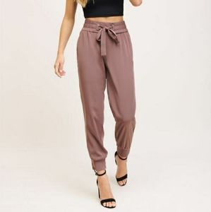 Dynamite Sasha Belted Jogger Pants